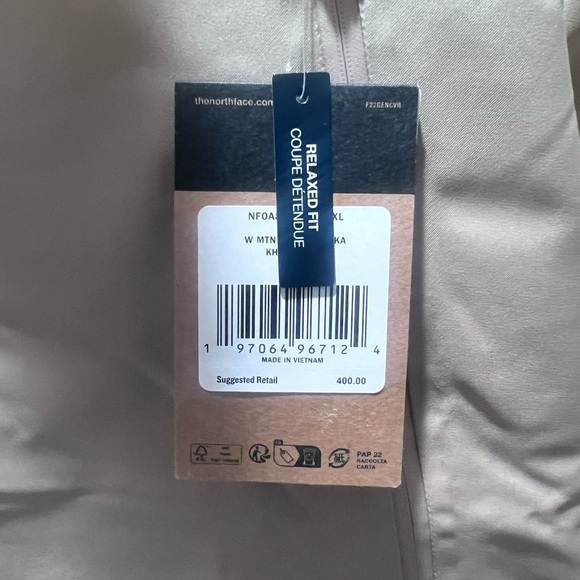 The North Face NWT Women's Range Down 600 Parka Size XXL Khaki Stone - Picture 7 of 16